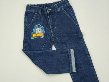 majtki chłopięce 104 110: Spodnie jeansowe, 3-4 lat, 104, stan - Dobry