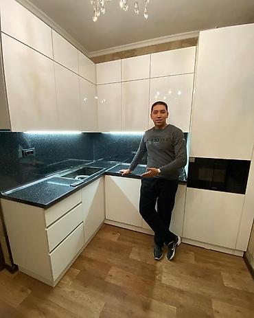 Кухонные гарнитуры на заказ: Кухонный набор на заказ, ЛДСП, 14–30 дней, Бесплатная доставка, Дизайн, проект, Установка, сборка, Гарантия — 30