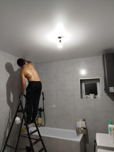 Натяжной потолок: Натяжной потолок Матовое, 3D потолки, Глянцевое Монтаж, Бесплатный замер, Гарантия — 20