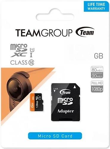 Memorijske kartice za kamere: TEAMGROUP microSDXC memorijska kartica sa SD adapterom - Kapacitet — 1