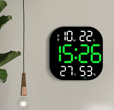 Другая бытовая техника: Электронные настенные часы Montana XL Настенные электронные часы - — 4