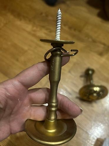 Другой декор и предметы интерьера: 6шт бронзовых настенных держателей для штор (крючки-распошники) из — 7