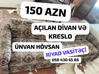 Mətbəx mebeli: Divan, İşlənmiş, Açılan, Bazalı