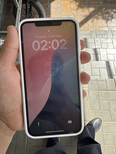 переходник для наушников для ноутбука: IPhone 11 Pro Max, Б/у, 256 ГБ, Белый, Чехол, 75 %
