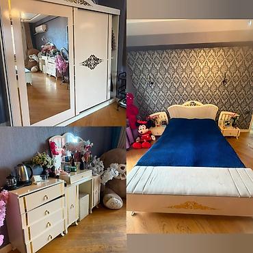💥Yatağ Mebeli 350₼Satilir. Matras daxil. Baza yoxdu. Ünvan Capayev