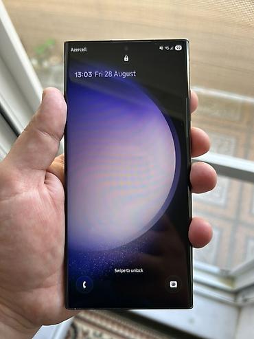 iohone 12: Samsung Galaxy S23 Ultra, 256 GB, rəng - Qara, Simsiz şarj — 6