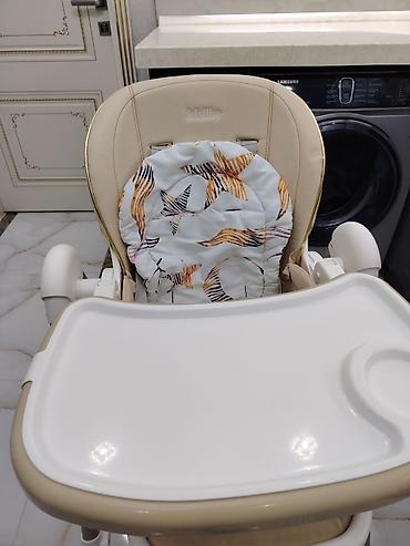 ikea uşaq stulu: Uşaq yemək stulu Kidilo Bej rəngli, funksional və rahat uşaq yemək — 3