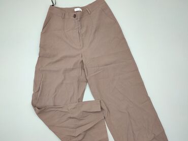 brązowa plisowane spódnice: Material trousers, Primark, 2XL (EU 44), condition - Good