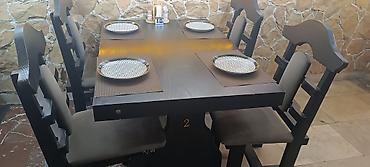 Оборудование для ресторанов, кафе: Restoran üçün işlənmiş stol stul satılır 11 ədəd stol 40 ədəd stul — 1