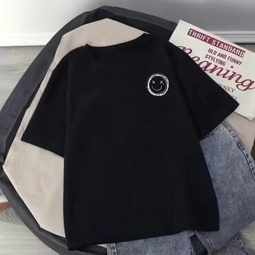 брендовая мужская одежда бишкек: Мужская футболка, 4XL (EU 48), Новый, цвет - Черный, Самовывоз, Платная доставка