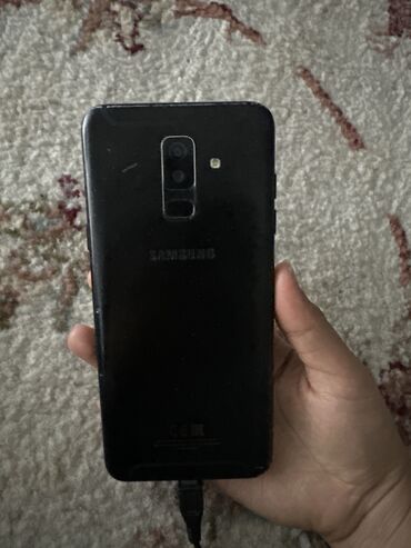 телефоны нот 8: Samsung Galaxy A6 Plus, Б/у, 32 ГБ, цвет - Черный
