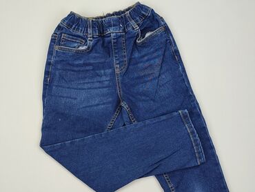 Jeansowe: Spodnie jeansowe, Cool Club, 10 lat, 134/140, stan - Dobry