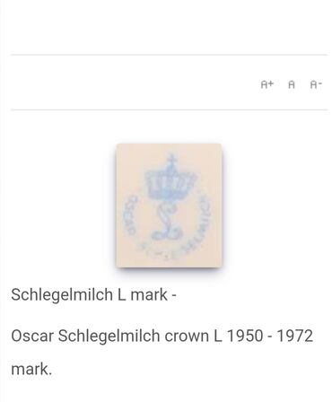 Čajnici: Bokal 1950-1972g Oscar Schlegelmilch. Bokalcic porcelanski,perfektan — 15
