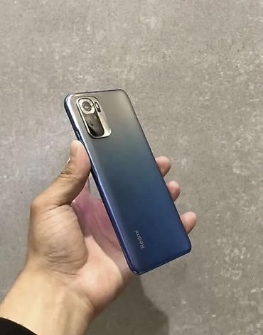 ophone 17: Redmi, Redmi Note 10, Б/у, 128 ГБ, цвет - Синий, 2 SIM — 2