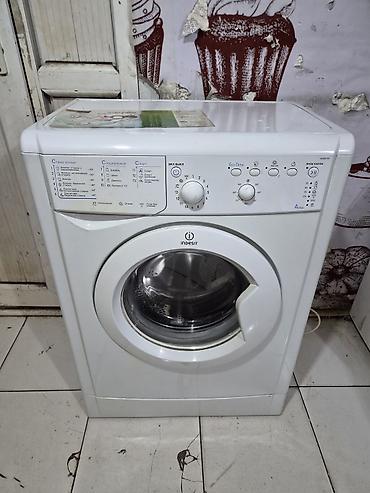 islenmis sobalar: Paltaryuyan maşın Indesit, 6 kq, İşlənmiş, Avtomat, Qurutma var, Pulsuz çatdırılma, Ödənişli çatdırılma — 1