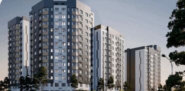 снять квартиру без риэлтора: 2 бөлмө, 60 кв. м, Элитка, 12 кабат, ПСО (өзү оңдоп түзөтүп бүтүү үчүн)