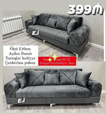 stellaj nədir: Divan – açılan bazalı model - Ölçü: 210 sm - Açılan bazalı — 1