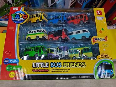 Игрушки: Набор игрушечных автобусов Tayo The Little Bus — Little Bus Friends — 1