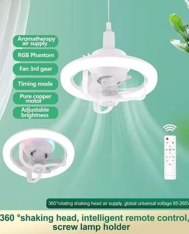 Plafonski ventilatori: 🍉🍉🍉ventilator plus led svetla🍉🍉🍉 🍉🍉🍉veličina：18×28cm 🍉🍉led — 7