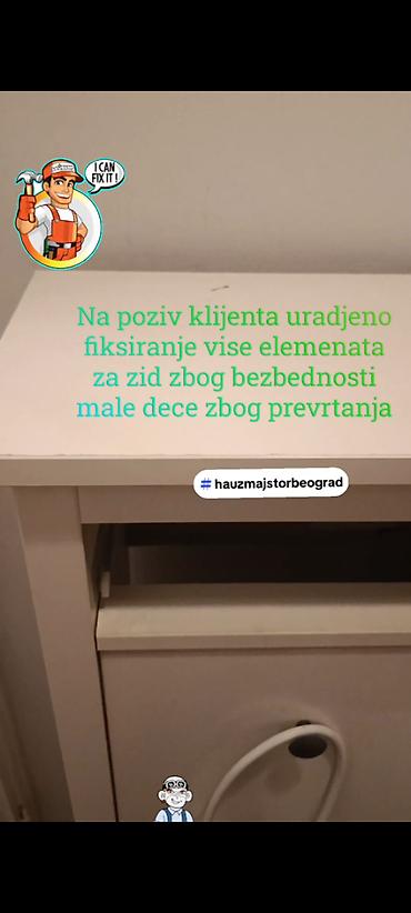 masaze borca: Fiskiranje namestaja za zid zbog bezbednosti dece zbog prevrtanja — 1