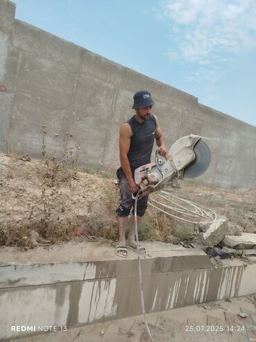 Beton işləri: Beton kəsmə beton deşmə xidməti Karot - HILTI DD 200 / 350 ilə 25 ° — 20