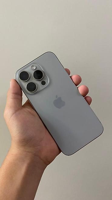 IPhone 15 Pro, Б/у, 256 ГБ, Natural Titanium, 78 %