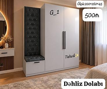 metbex stol stul: Dəhliz Dolabı – model G_1 Ölçü: 200×160×45 sm Qiymət: 500₼ — 1