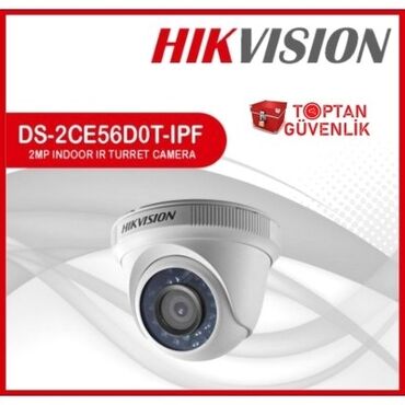 siqnalizasiya sistemleri: Hikvision 2 megapixel iç kamera. HIKVISION DS-2CE56D0T-IRPF iç məkan