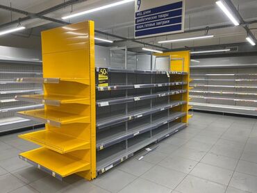 Витрины: Витрины, стеллажи, полки торговые металлические б/у, полка магазинная — 8