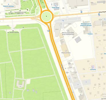 platinum residence: 1 комната, 54 м², Кок-Жар мкр 10 этаж, ПСО (под самоотделку) — 1