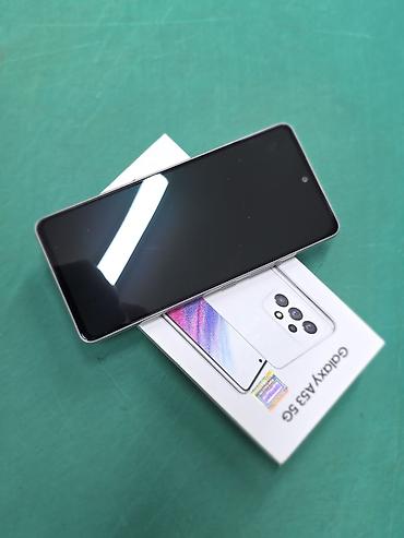 samsung a55 adapter original: Samsung Galaxy A53 5G, 256 GB, rəng - Ağ, İki sim kartlı, Sensor, Sənədlərlə — 3