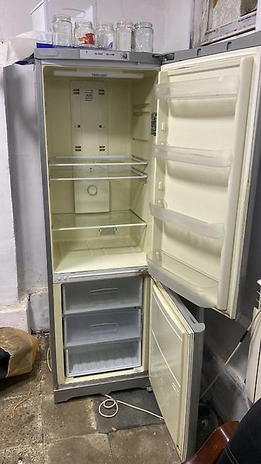 soyuducu indesit: İşlənmiş 2 qapılı Indesit Soyuducu Satılır, rəng - Gümüşü — 1