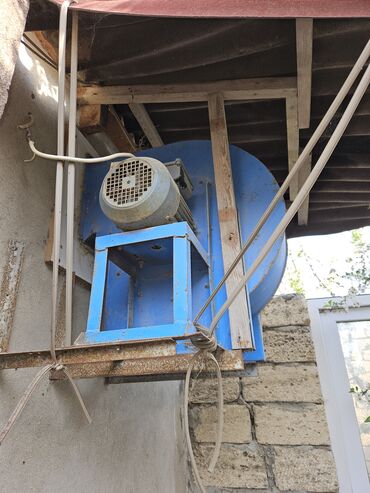 havalandırma borusu: Güclü havalandırma ventilyatoru. FAN 1500kWt. çox güclüdür