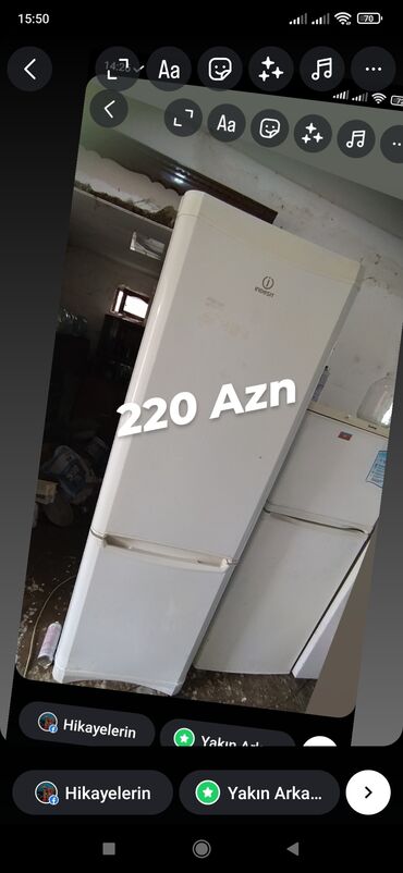 Soyuducular: Yeni 2 qapılı Indesit Soyuducu Satılır