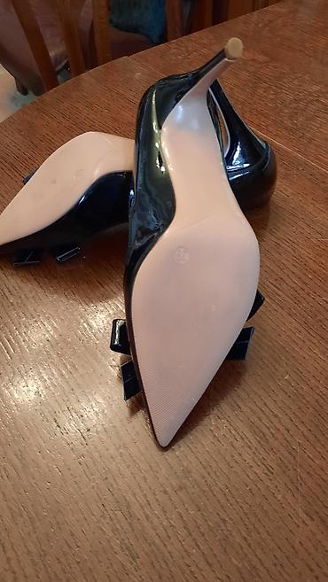 bluza za devojcice g: Crne lak cipele NOVE duzina stopala 24,5cm 38/39 — 4