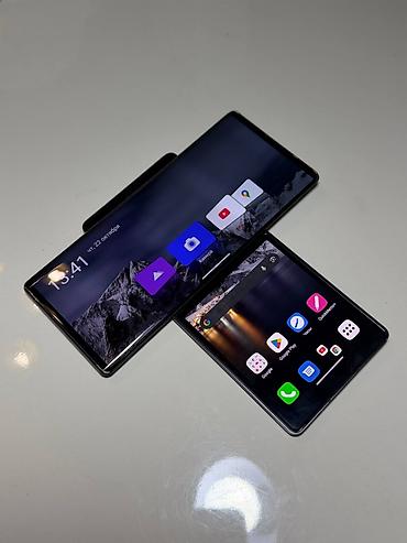 iphone 11 64г: LG Wing 5G, Б/у, 256 ГБ, цвет - Черный, 2 SIM — 2