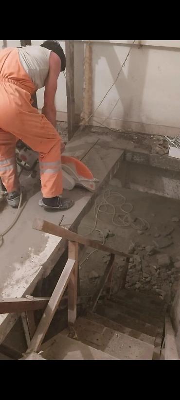Beton işləri: Beton və daş kəsmə xidməti - Divar, döşəmə və tavanlarda dəqiq — 7