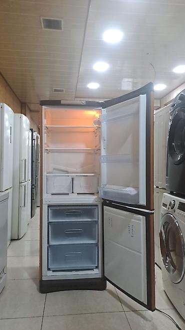 soyuducu indesit: Indesit iki qapılı soyuducu - Korpus: taxta teksturalı ön panel, tünd — 1