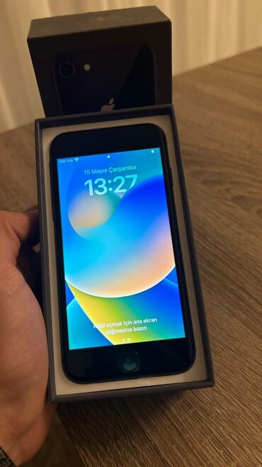 iphone 7 qara: IPhone 8, 64 ГБ, Черный, Отпечаток пальца