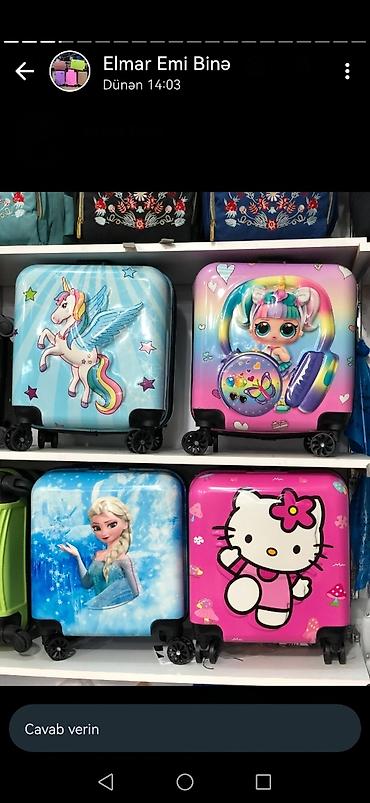 Çamadanlar: Uşaq Səyahət Çamadanları 1 ölçülü (maşın) 115 AZN 2 ölçülü - kiçik -da lalafo.az — 2 Çamadanlar: Uşaq Səyahət Çamadanları 1 ölçülü (maşın) 115 AZN 2 ölçülü - kiçik — 2
