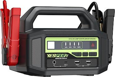 YESPER 12/24V 6000A Jump Starter 🔋 Güclü start imkanı YESPER-in ən