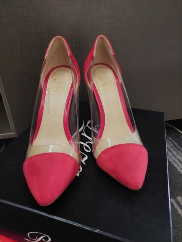 свадебные туфельки: Туфли 35, цвет - Красный