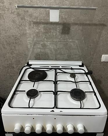 Кухонные плиты и варочные поверхности: Газовая печь, Simfer, Б/у, Напольная, цвет - Белый — 3