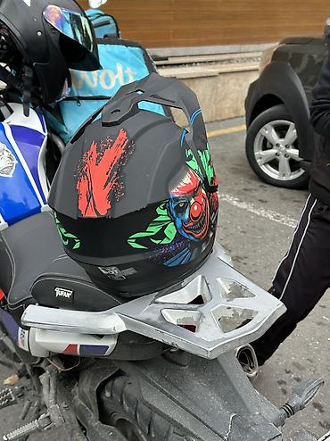 redüktör motor: Motokros/Dirt Bike tam üz örtüklü dəbilqə – L03 “Yüz Dəyişdirmə Triki” — 3