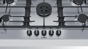 asus baki: BOSCH PCR9A5B90M Bişirmə Paneli – 5 Qaz Ocaq (WOK), Paslanmaz Polad — 1