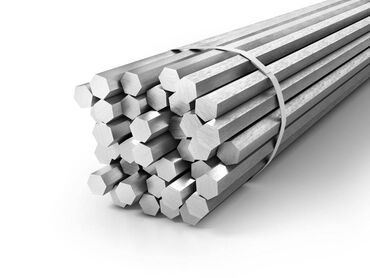 paslanmaz polad: Altıbucaqlı metal, ölçüsü: 5-75 mm, marka: 45; 20. , İstehsal üsulu