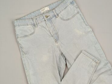 czarne jeansy z dziurami: Sinsay, Jeans for women, XL (EU 42)