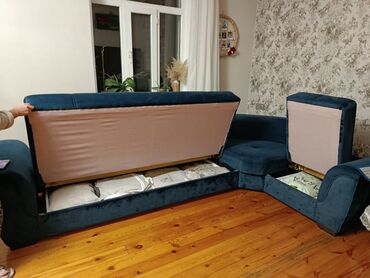 Divanlar: Künc divan, Açılan, Bazasız, Vеlur parça — 8