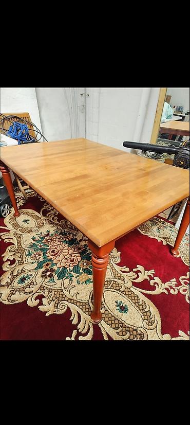 Столы и стулья для зала: Стол и стул для зала, Б/у, Самовывоз, цвет - Коричневый — 5