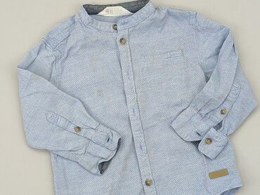 letnia sukienka w kwiaty długa: Shirt 1.5-2 years, condition - Very good, pattern - Monochromatic, color - Light blue